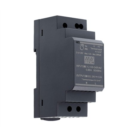 Mean Well HDR-30-24 Bloc d'alimentation rail DIN 24 VDC 1