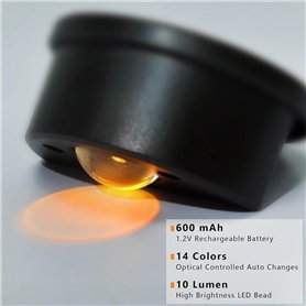 Technaxx Chargeur Voiture USB – Charge Rapide QC3.0 & USB-C avec Effet Disco LED Sonore – Chargeur Allume-Cigare 12V avec Batter