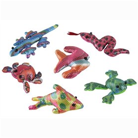 jameitop® Lot de 6 animaux en peluche garnis de sable jameitop® Lot de 6 animaux en peluche garnis de sable
