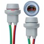 Lot de 2 W5W T10 194 W3W Support de Douille Ampoule caoutchouc Connecteur T10 W5W WY5W Adaptateur Prise Phare Lampe feux clignot