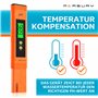 Measury pH Metre electronique, Testeur pH electronique pour piscine, 0.00-14.00 pH
