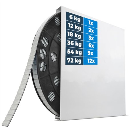 6 kg Rôle Masses D'Équilibrage 1200x5g 12x5g Barre Adhésive avec Décollement