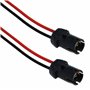 L & P Car Design Lot de 2 W5W T10 194 W3W Support de Douille Ampoule caoutchouc Connecteur T10 W5W WY5W Adaptateur Lampe feux cl