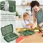 My Vesperbox – Len – Bento Box Enfant – Boîte à déjeuner avec 4+2 compartiments – Extrêmement robuste – Boîte à déjeuner – Boîte