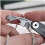 WUNDERKEY Multitool 3-en-1 - Outil de poche multifonctionnel avec ouvreur de colis, décapsuleur & coupe-corde - Add-On organisat