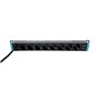 Infitronic - INSV1002-19 PDU Bloc multiprise 8 Prises 1 U avec 2 Ports USB de Chargement/Interrupteur