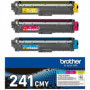 Pack Toners TN241CMY-BROTHER-Cyan. Magenta. Jaune-3x1400 p.-DCP-9015. DCP-9020. 209,99 €
