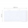 babybay Tour de lit piqué compatible avec le modèle Boxspring XXL, blanc mélange d'étoiles sable/baie