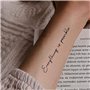tout est possible - Inkster | Tatouages temporaires vegan et waterproof pour adultes - Encre certifiée cosmétique européenne - T