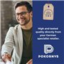 Pokornys - 1.000 Attaches étiquette (75 mm) pour l'étiquetage de vêtements, Chaussures, Accessoires et Autres. - Accroches étiqu