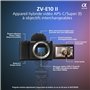 Sony ZV-E10 II | Appareil Hybride à objectifs interchangeables APS-C (Vidéo 4K60p 4:2:2 10 Bits, 26 MP, Stab. Digitale, Eye AF e