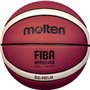Molten B7G4050-DBB Ballon de basketball en cuir synthétique de qualité supérieure 12 cases Taille 7