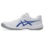 ASICS Homme Court Slide 4 Sneaker, White Dark Cobalt, 45 EU