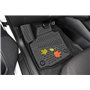 Element Tapis de Sol en Caoutchouc antidérapant 3D de qualité supérieure pour Toyota C-HR 2017-> Traction Avant, Noir