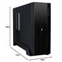 Chieftec UE-02B unité Centrale Mini Tower Noir 250 W