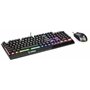 MSI Vigor GK30 IT Clavier Gaming Semi-Mécanique avec RGB LED Rétroéclairé Mystic Light Multimedia Hot Key Keyboard + Souris Full