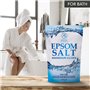 Sels de Bain 3 x1000g - Sels Epsom 3kg - Naturel Magnésium - Relaxation & Détoxification - Apaisant et Soulage les Muscles - Soi