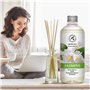 Recharche Diffuseur Roseaux du Jasmin avec Huile Essentielle du Jasmin 2x500ml - Parfum Ambiance - Desodorisant Maison - Diffuse