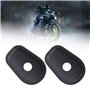 4pcs Entretoises d'adaptateur de Clignotant de Moto Avant Arrière Noir Compatible pour MT-07 FZ-07 MT-09 FZ-09 MT-10 ZX6R ZX7R Z