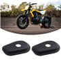 4pcs Entretoises d'adaptateur de Clignotant de Moto Avant Arrière Noir Compatible pour MT-07 FZ-07 MT-09 FZ-09 MT-10 ZX6R ZX7R Z