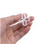 OTOTEC 100x Entretoises de Tuile en Forme de Croix 10mm Joints Structure Creuse en Plastique pour Bricolage Carrelage Mural Dall