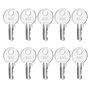 10pcs Clés de Démarrage d'allumage 455 Clés de Remplacement Compatible avec Élévateurs à Fourche Interrupteurs Électriques Acces