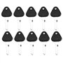 10pcs Clés de contacteur d'allumage 777 Remplacement Compatible avec Volvo Compatible avec Samsung Construction Machines Clés 7x