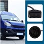 Connecteur de Diagnostic 38 Broches Mâle OBD1 à 16 Broches Femelle OBD2 Câble Scanner Adaptateur 30cm OBD-II Moteur Système Outi