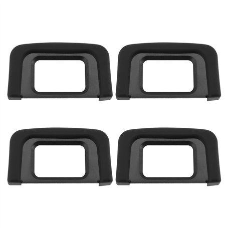 OTOTEC 4 Lot œilletons D'appareil Photo en Caoutchouc DK-25 Compatible avec Nikon D5500 D5300 D5100 D3500 D3400 D3000 Noir