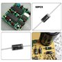 OTOTEC Lot de 50 diodes de redressement SB2100 2 A 100 V DO-15 adaptées aux applications de protection de polarité inverseur bas