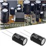 OTOTEC 20pcs Condensateurs électrolytiques Radiaux 2200 UF 25 V pour Alimentation à Découpage PC Appareils électroménagers 13 X 