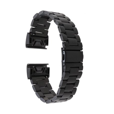 Bracelet de rechange compatible avec Garmin Fenix 7X Sapphire Solar / Fenix 7X Solar Tactix 7 Pro en acier inoxydable 130-235 mm