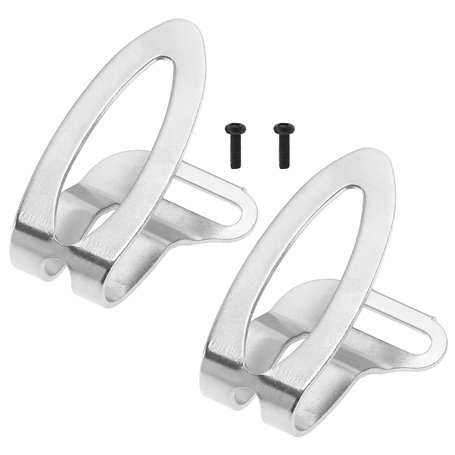 EMSea Lot de 2 crochets de ceinture sans fil avec vis 372229 331277 compatibles avec perceuse sans fil Hitachi 18 V - Boucle de