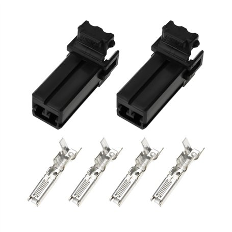 EMSea 2 Connecteurs Lot de Et Bornes de Moto Prise Audio Prise Tweeter Auto174463-2 173631-1 Compatible avec Ha-rley Davidson No