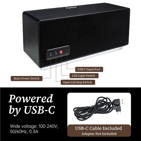 EMSea 1 Ventilateur Refroidissement de Processeur à 4 Broches Compatible avec Intel NUC7 NUC7i5BNH NUC7i5BNK NUC7i7BNH La Série 