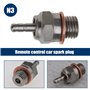 YINETTECH 2X Bougie de Préchauffage N3 avec Rondelle en Cuivre Moteurs 4C Rechange Compatible pour Échelle 1/10 HSP 70117 HPI RC