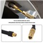 YINETTECH Adaptateur de Tuyau d'extension de Gonfleur de Pneu Tuyau D'extension de Pompe à Air Portable Adaptateur de Valve Schr