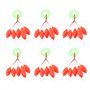 YINETTECH Lot de 60 perles flottantes pour bas de ligne Rouge 15 x 7 mm Compatible avec n'importe quelle longueur de crochet de