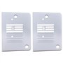 VGOL 2pcs Plaque à Aiguille Remplacement pour Machine à Coudre Compatible avec Singer 1105 1106 1107 1109 1116 1120 1130 1304 Pl