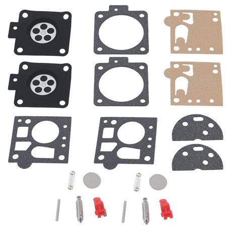VGOL Lot de 2 kits de réparation de carburateur - Kit de reconstruction de joint de diaphragme - Pièce de rechange 1119 007 1062
