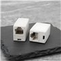 VGOL Lot de 4 coupleurs RJ11 6P4C femelle vers femelle pour modems ADSL de téléphone fixe, fax