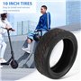 Iegefirm Chambre à Air Pneu à Vide 10X2.70-6.5 Convient au Scooter éLectrique Scooter éQuilibré 10 Pouces Pneus à Vide