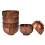 Tagtight 6Pcs bols saladier en bois