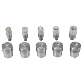 FutureHight Lot de 5 moules à rivets à double capuchon (5 mm/6 mm/8 mm/10 mm/12 mm)