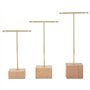 UrbanNest 3 PièCes Mode T-Bar PréSentoir Support de Support Boucles d'oreilles Suspendus Organisateur Ensemble de