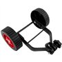 Poggapp Roue de Tondeuse à Gazon Tondeuse à Gazon Universelle Tondeuse à Gazon Ensemble de Roues de Support Réglable Tondeuse Ro