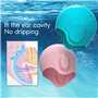 Giilayky Bonnet de Bain Unisexe pour Enfants 3D Protection des Oreilles Bonnet de Bain en Silicone ImperméAble Bonnet de Bain po
