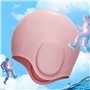 Giilayky Bonnet de Bain Unisexe pour Enfants 3D Protection des Oreilles Bonnet de Bain en Silicone ImperméAble Bonnet de Bain po