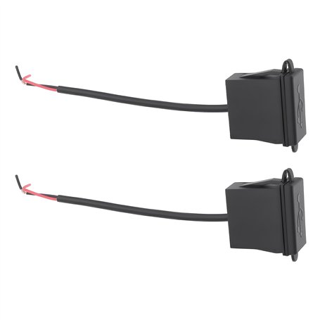 ECSiNG 2 Prises USB pour Chargeur de Voiture avec Cache Anti-poussière 2