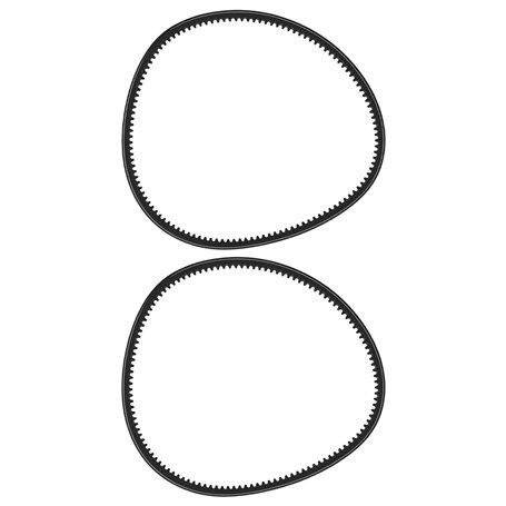 ECSiNG Courroie Trapézoïdale D'entraînement pour Motoneige 63607042111 2 Pièces Compatible avec Viking MB 650-655